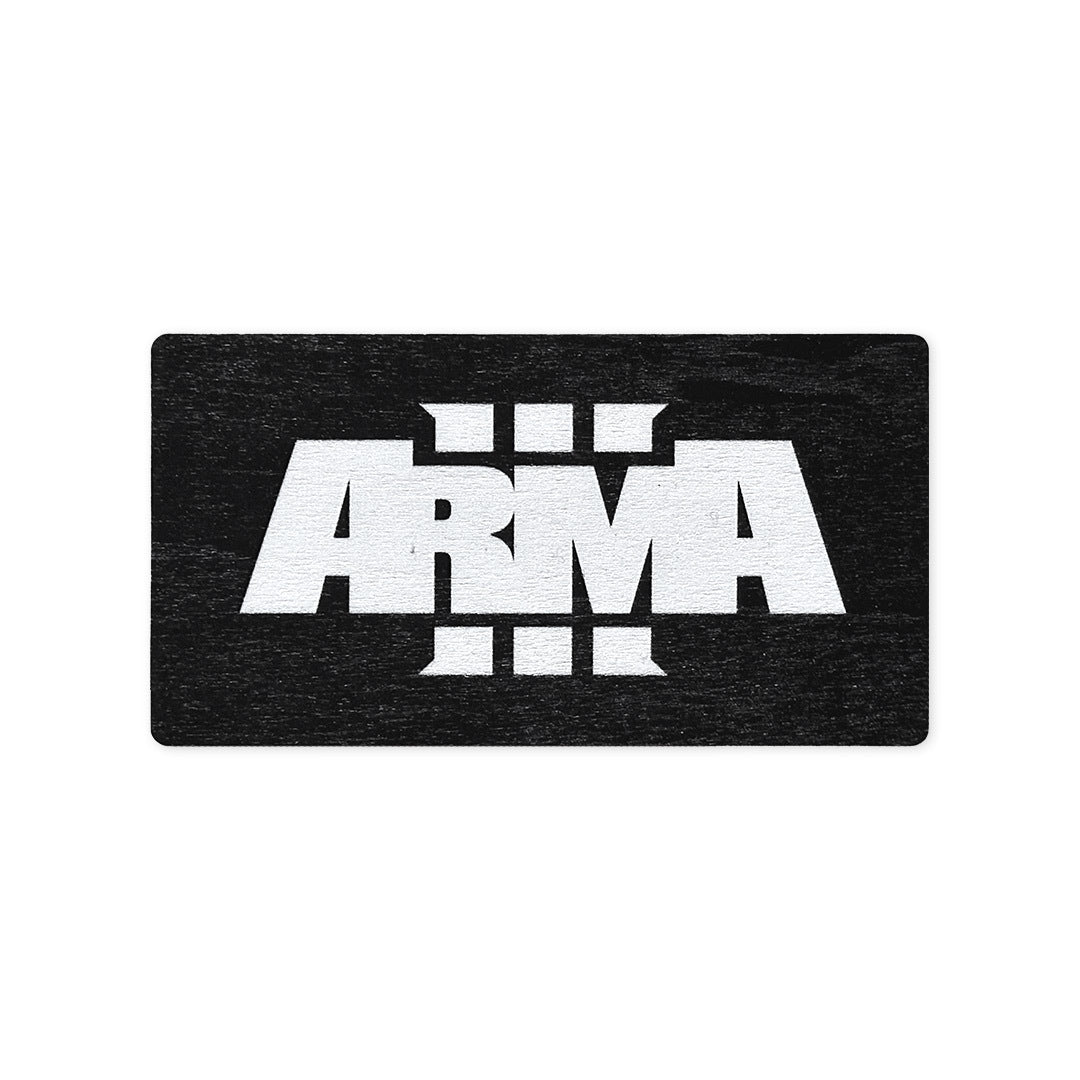 ARMA 3 - IMÁN DE MADERA CON LOGO | PAQUETE DE 4