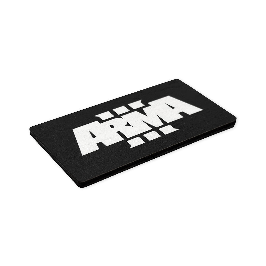 ARMA 3 - IMÁN DE MADERA CON LOGO | PAQUETE DE 4