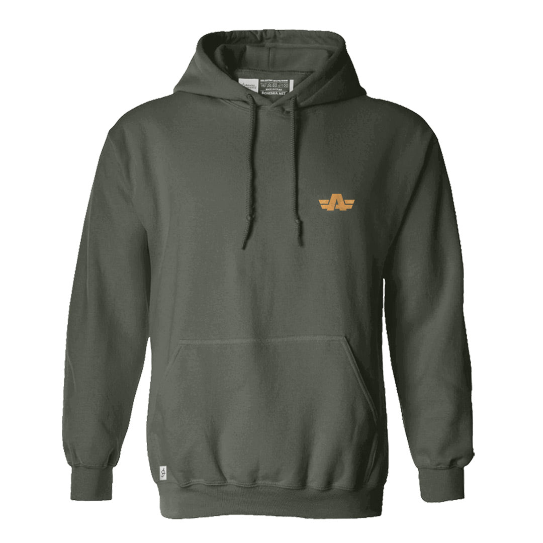 ARMA REFORGER - SUDADERA ORIGINAL CON CAPUCHA | CAQUI/DORADO