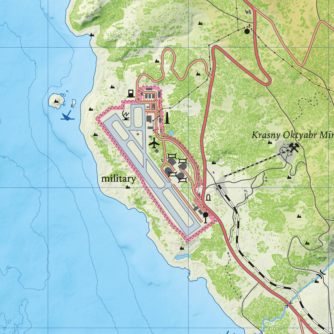 ARMA REFORGER - KOLGUYEV PRINTED MAP