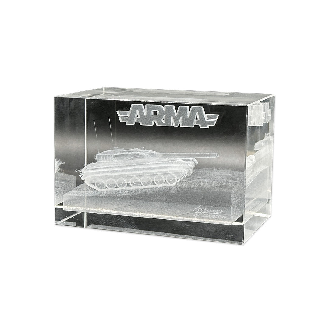 ARMA 3 - MODELO DE CRISTAL 3D DEL TANQUE T-100X