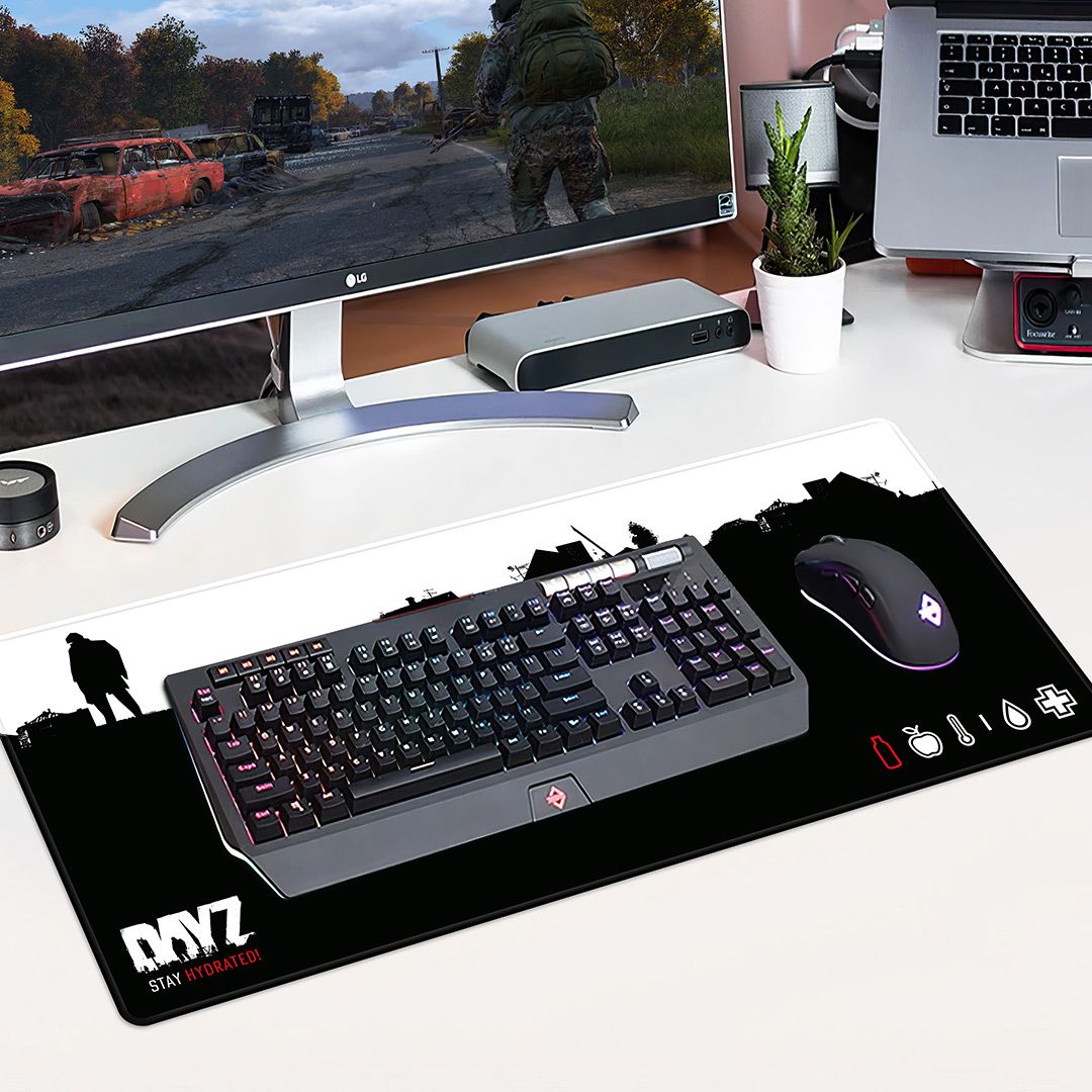 DAYZ - ALFOMBRILLA DE RATÓN MANTENTE HIDRATADO | GRANDE 800X340MM