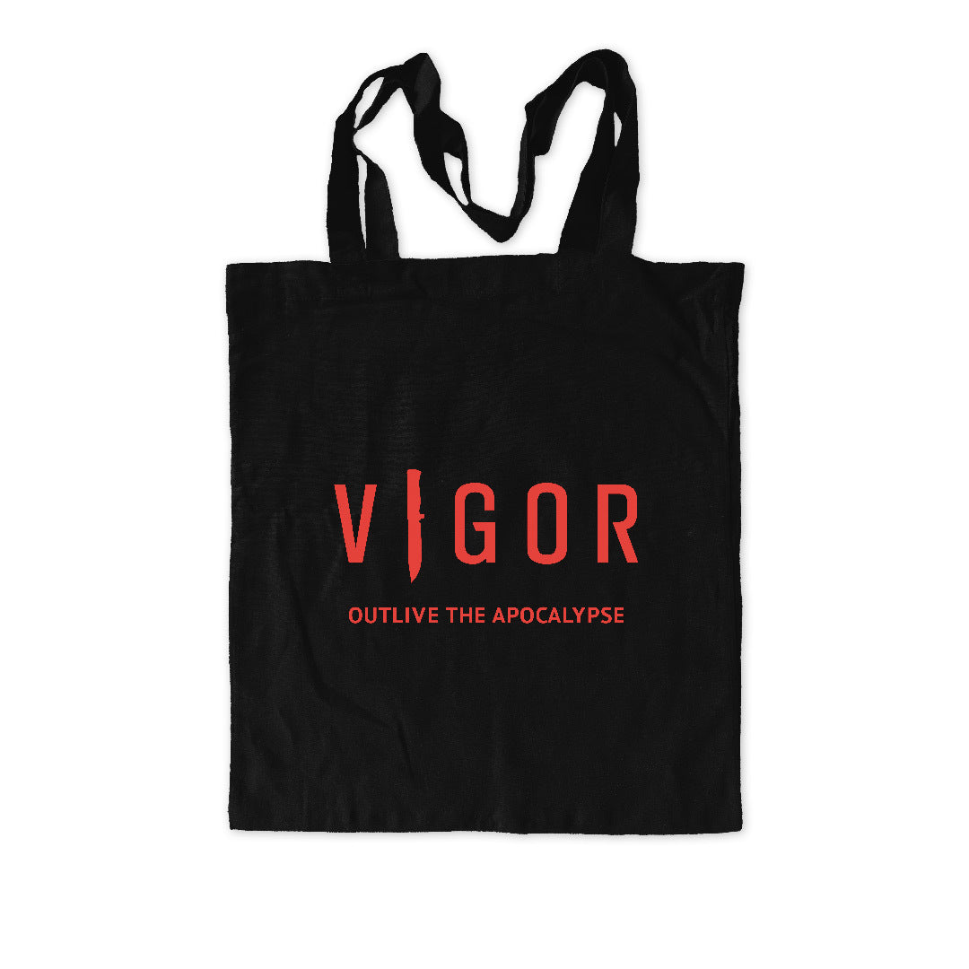 VIGOR - BOLSA DE COMPRAS ECOLÓGICA | PAQUETE DE 5 | NEGRA