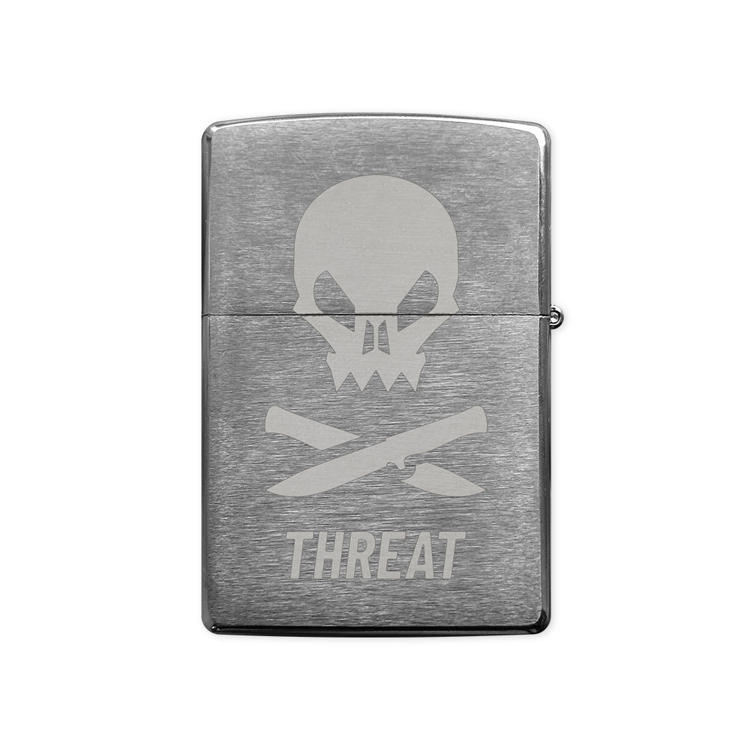 VIGOR - THREAT ZIPPO LIGHTER | SILVER