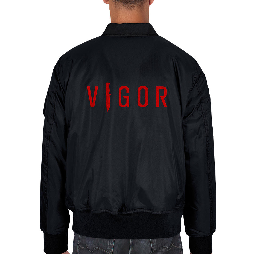 VIGOR - OFFIZIELLE BOMBERJACKE | SCHWARZ