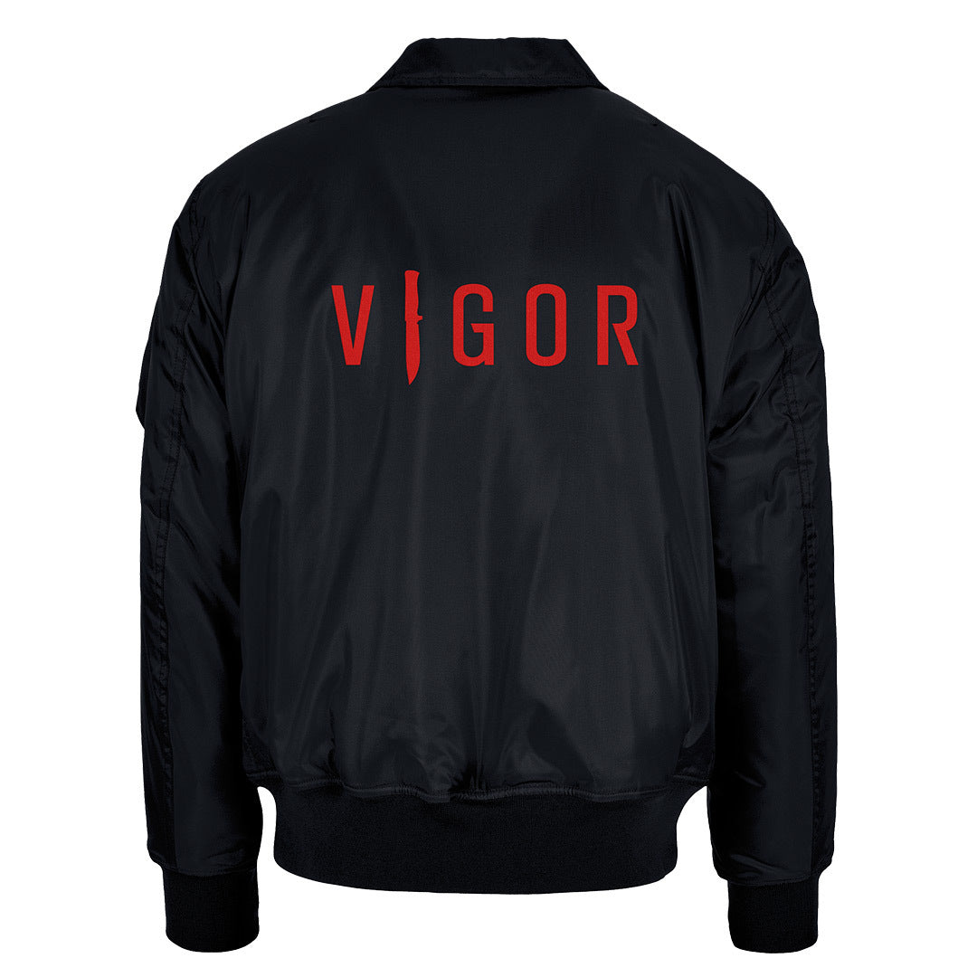 VIGOR - OFFIZIELLE BOMBERJACKE | SCHWARZ