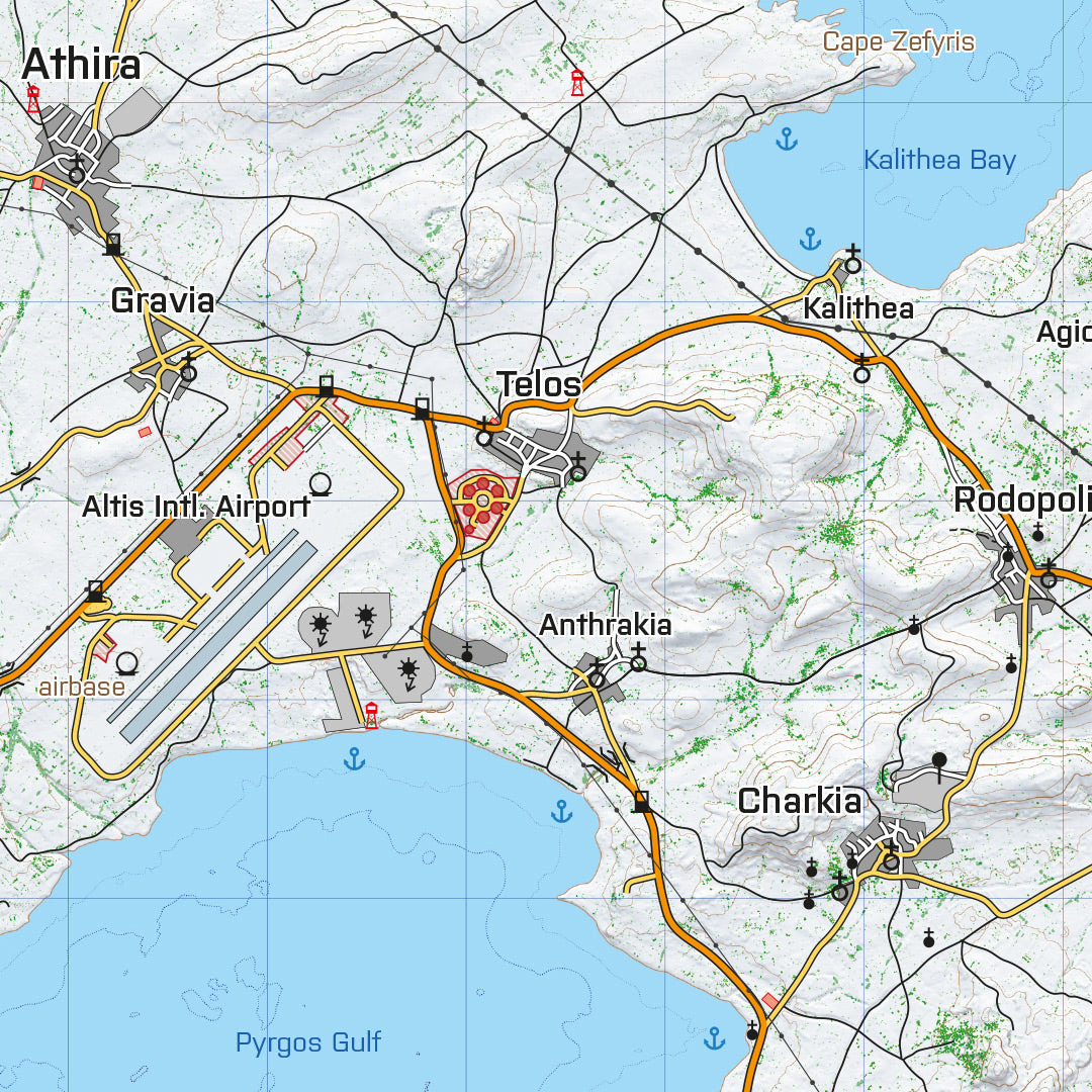 ARMA 3 PRINTED MAP