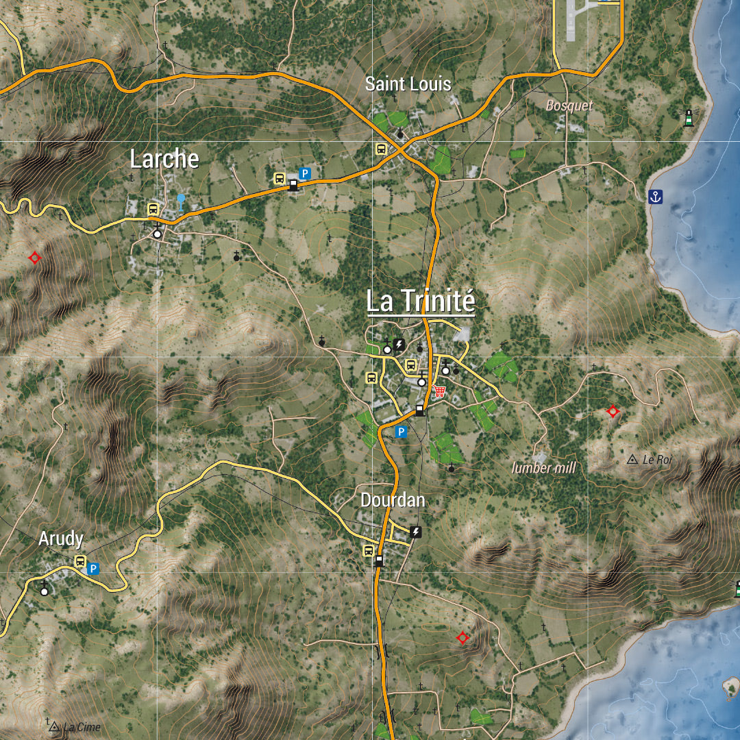 ARMA 3 - MAPA IMPRESO DE MALDEN