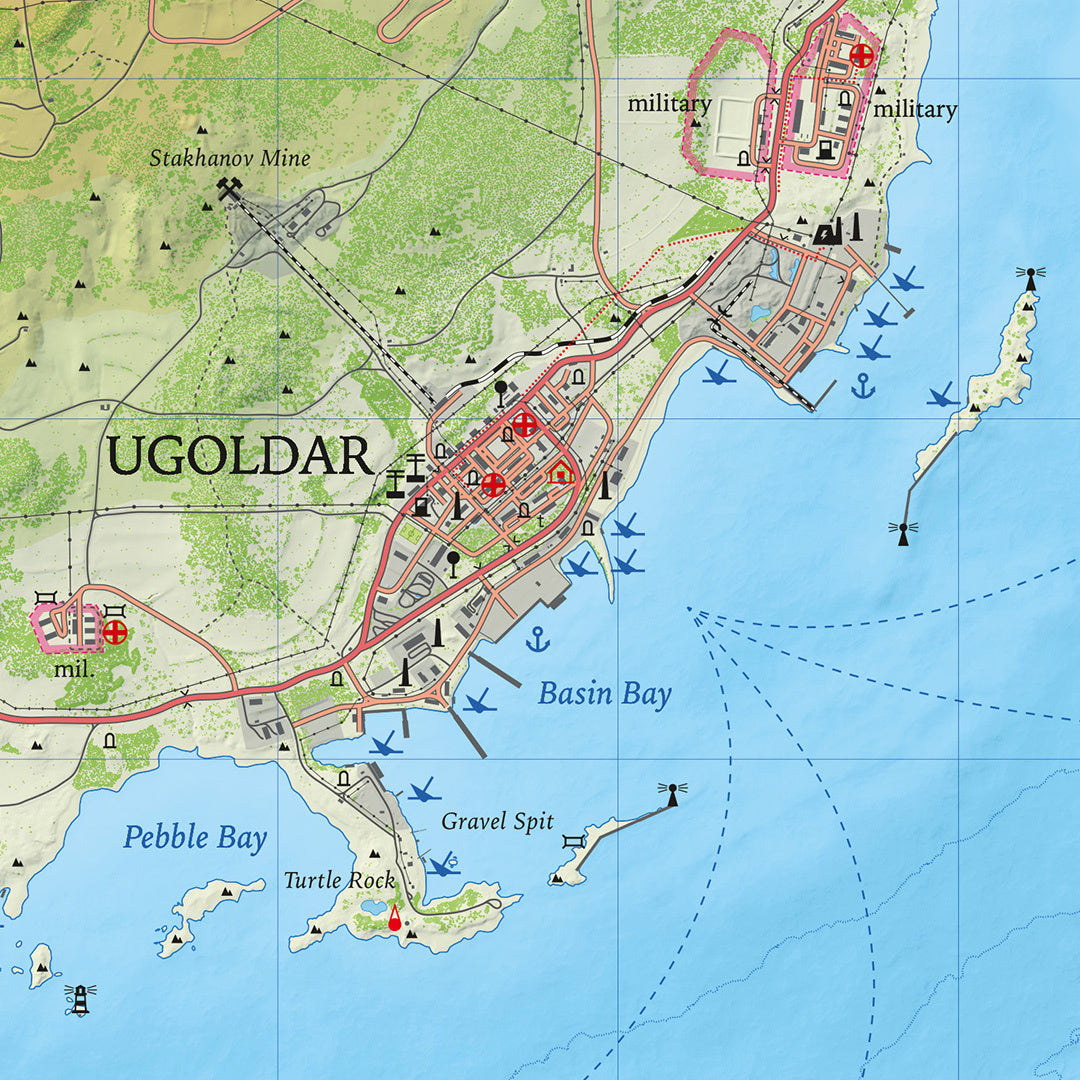 ARMA REFORGER - KOLGUYEV PRINTED MAP