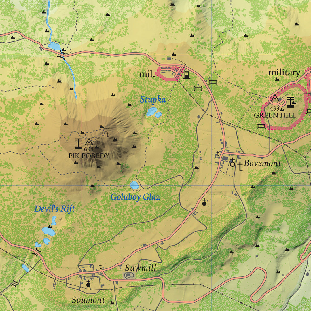 ARMA REFORGER - KOLGUYEV PRINTED MAP