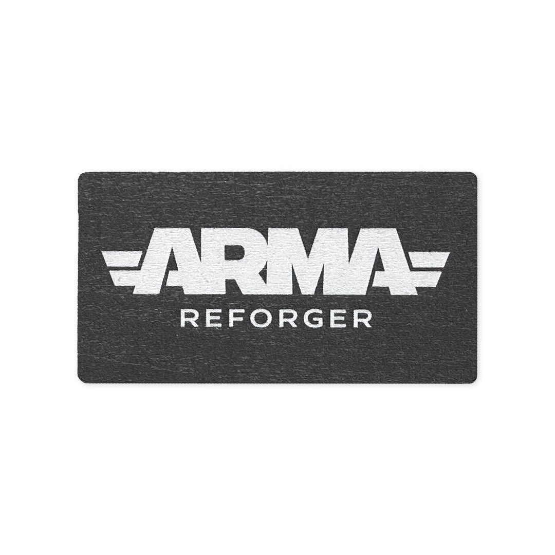 ARMA REFORGER LOGO WOODEN MAGNET GRAY