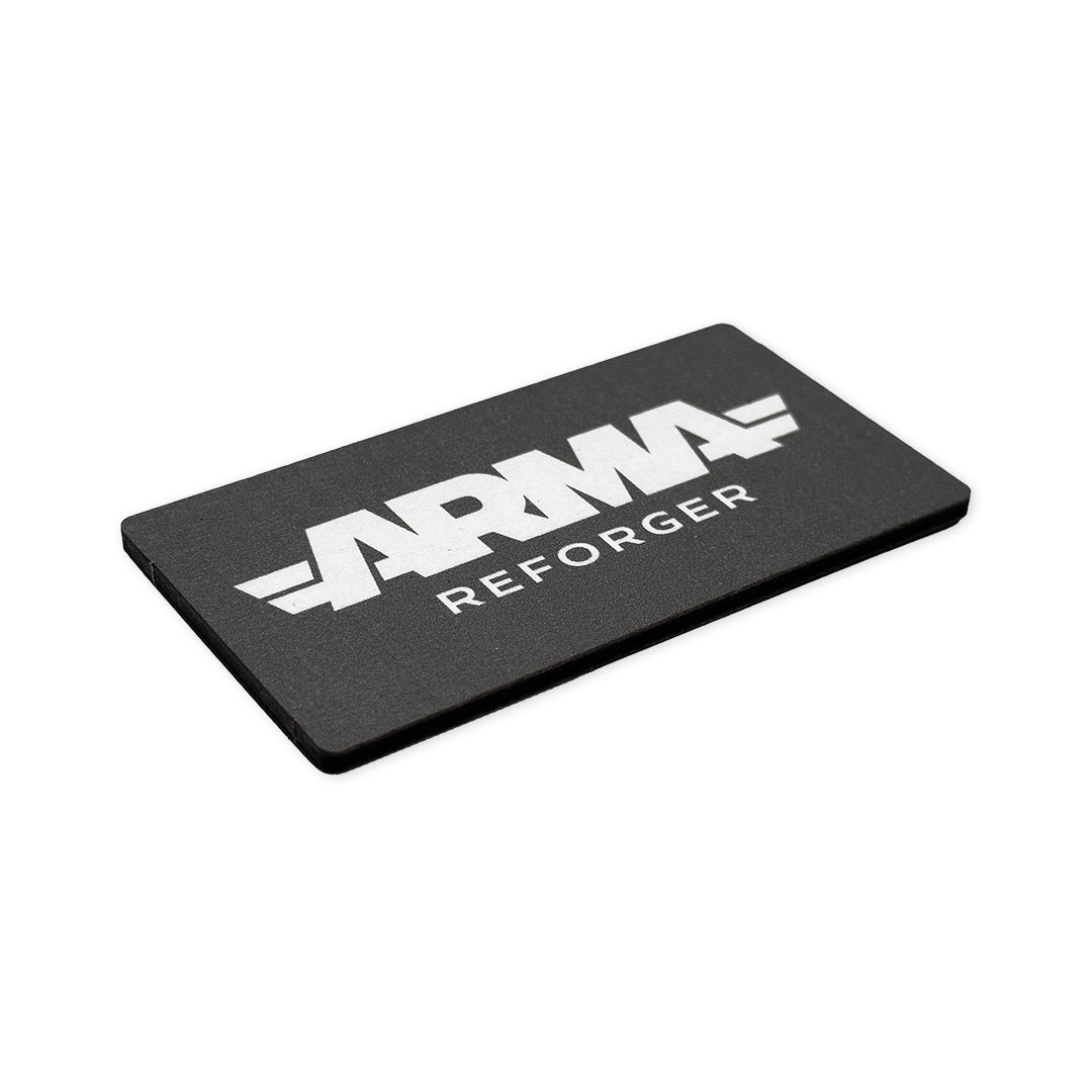 ARMA REFORGER LOGO WOODEN MAGNET GRAY