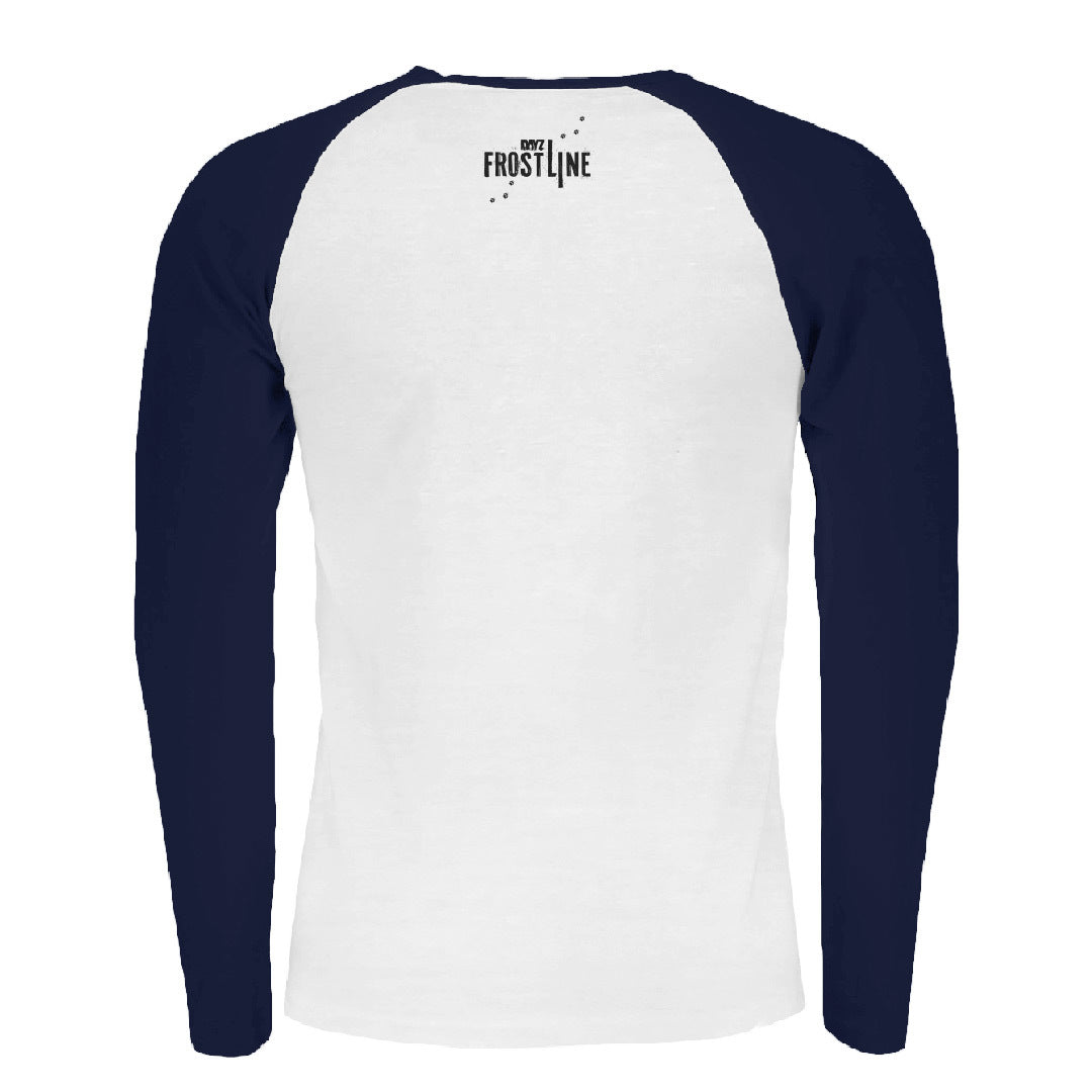 DAYZ LANGARM-T-SHIRT FROSTLINE WEISS/MARNBLAU – jetzt vorbestellen! 