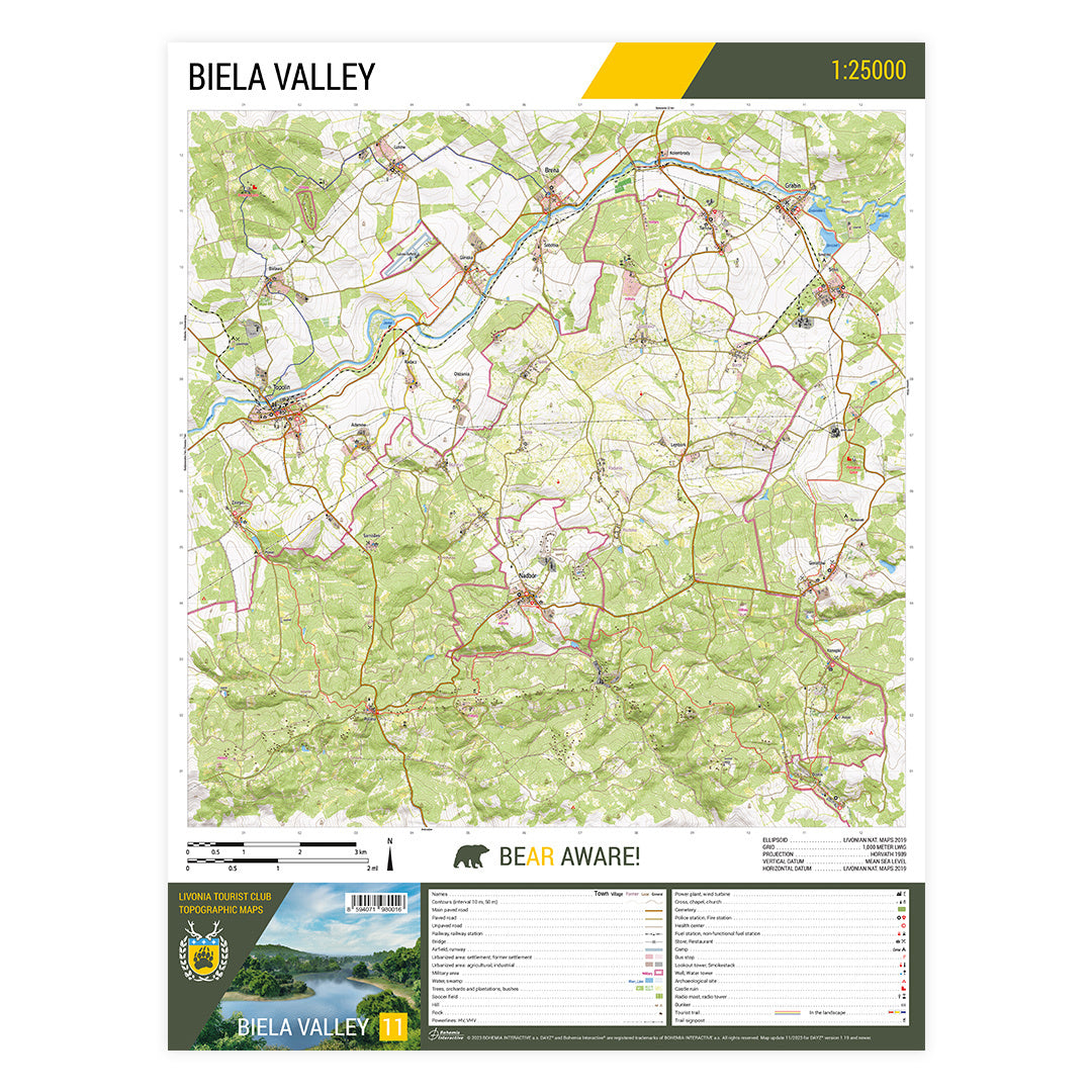 DAYZ - LIVONIA PRINTED MAP
