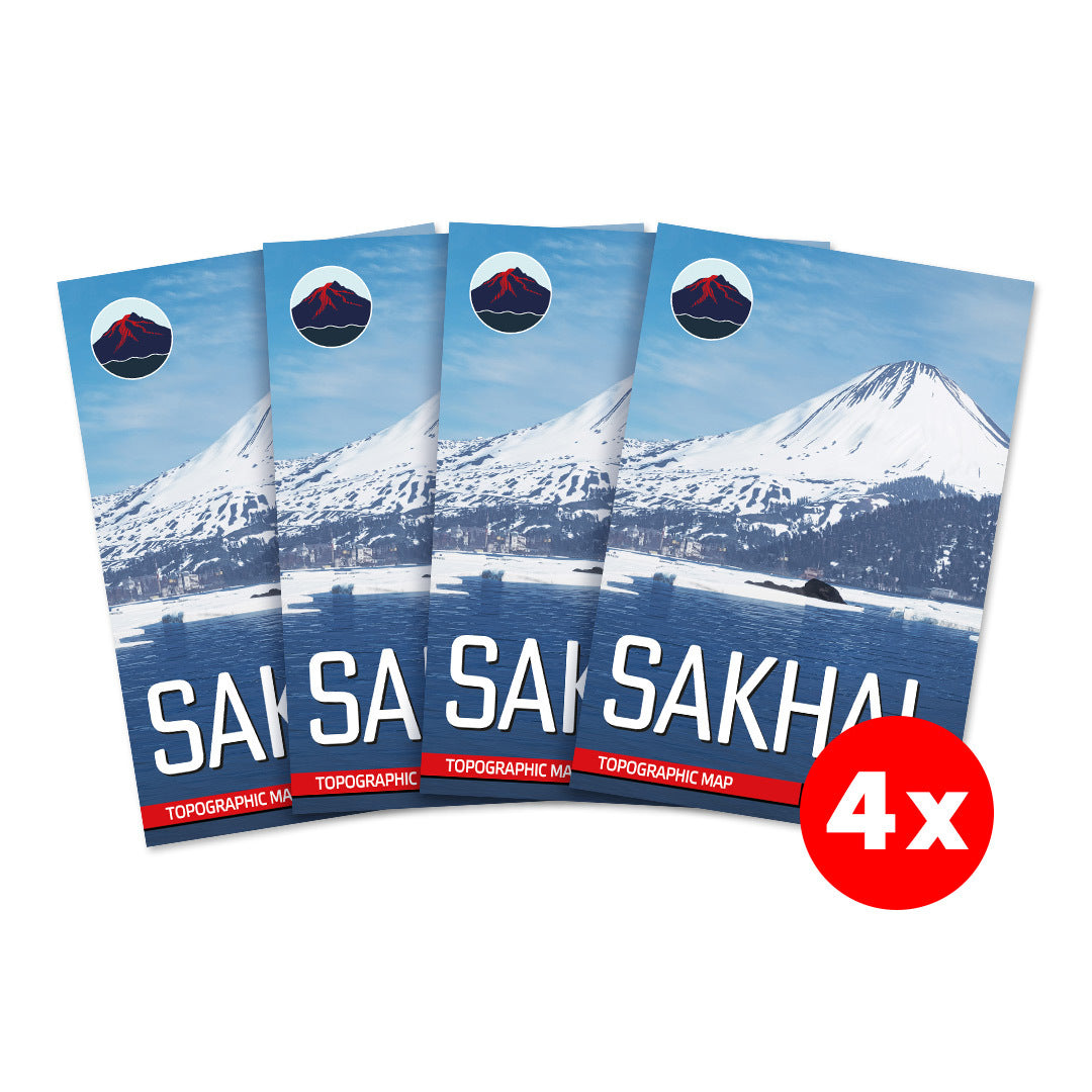 DAYZ FROSTLINE SAKHAL PRINTED MAP 4-PACK