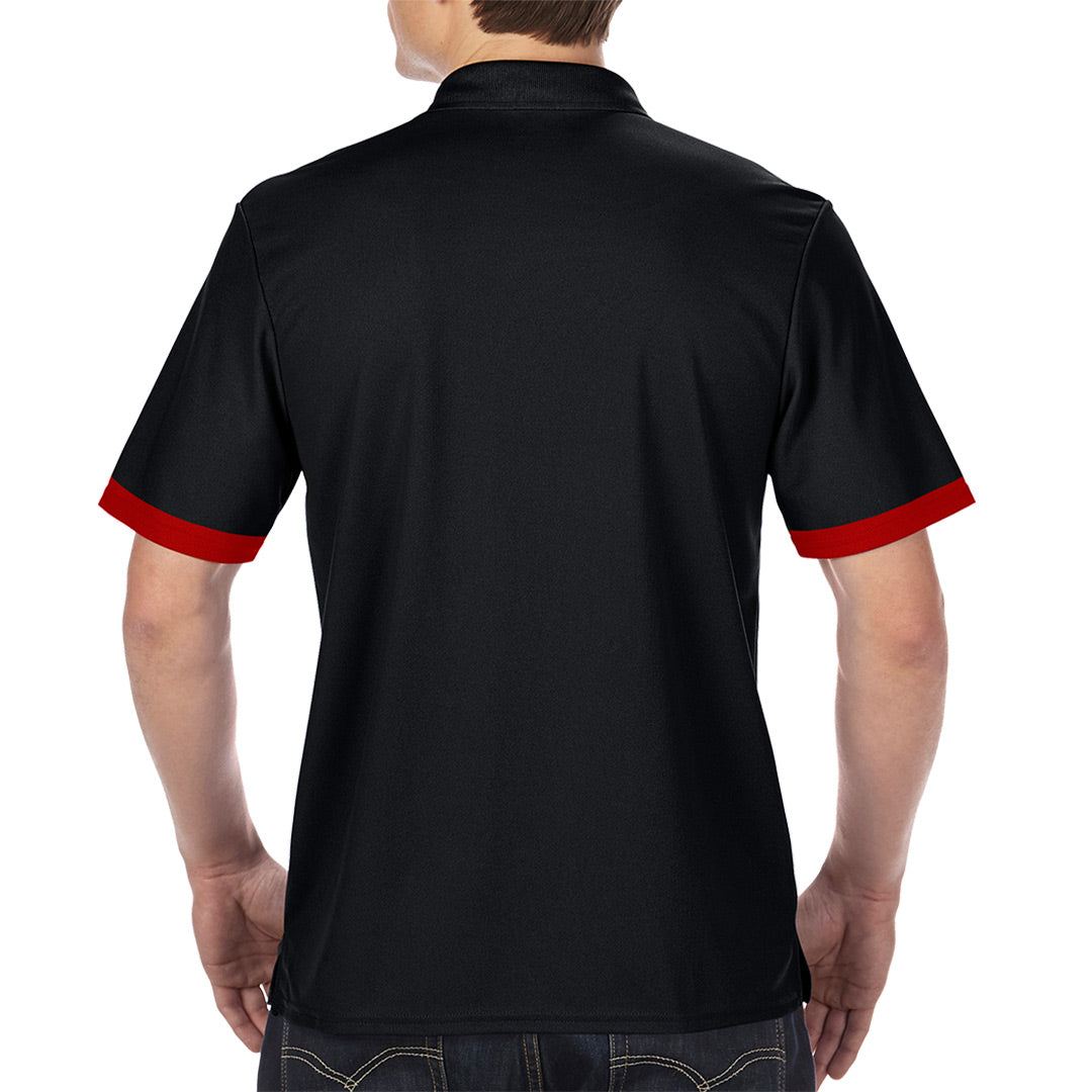 DAYZ POLO SHIRT BLACK/RED