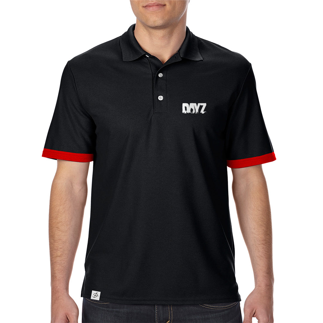 DAYZ POLO SHIRT BLACK/RED