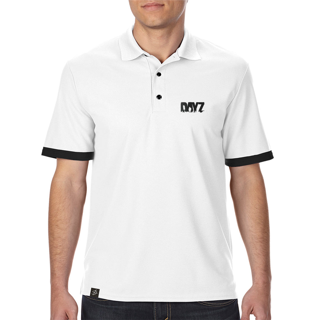 DAYZ POLO SHIRT WHITE/BLACK