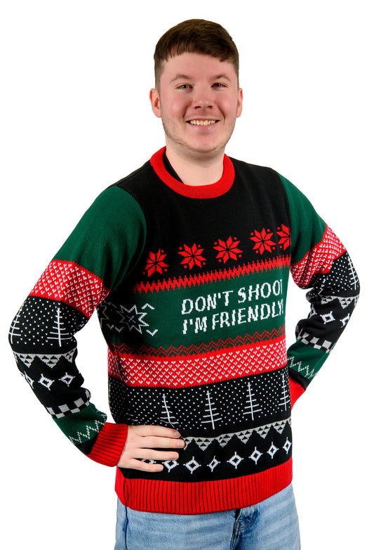 DAYZ - DON'T SHOOT I'M FRIENDLY | CHRISTMAS SWEATER 2025 - PREORDER