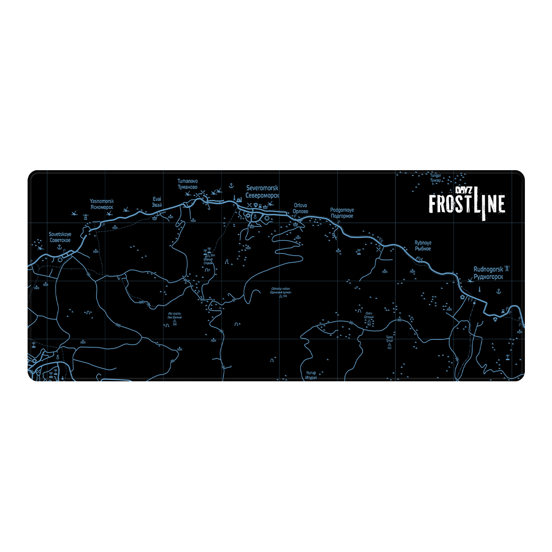 DAYZ FROSTLINE - UV GLOWING MOUSEMAT BIG | 800X340MM