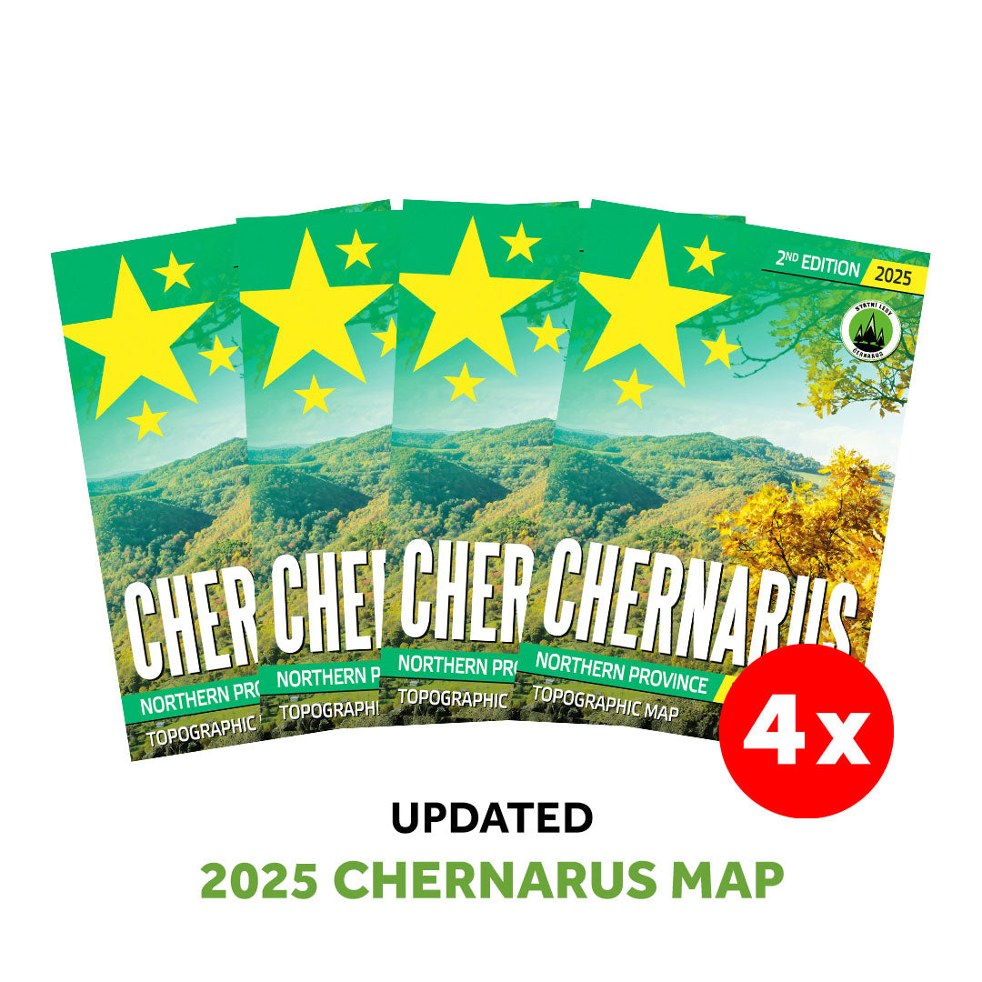 DAYZ - CHERNARUS 2025 PRINTED MAPS (Pack of 4)
