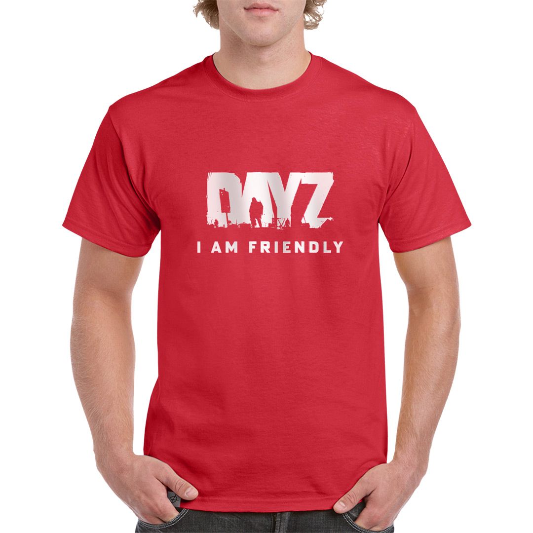 DAYZ I AM FRIENDLY T-SHIRT RED