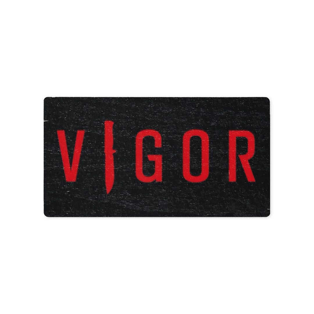 VIGOR LOGO WOODEN MAGNET