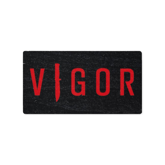 VIGOR LOGO WOODEN MAGNET