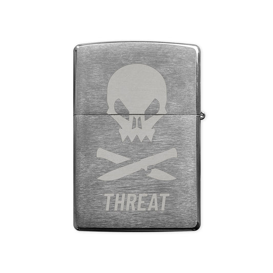 VIGOR - THREAT ZIPPO LIGHTER | SILVER