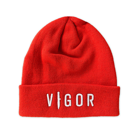 VIGOR WINTER BEANIE CAP RED