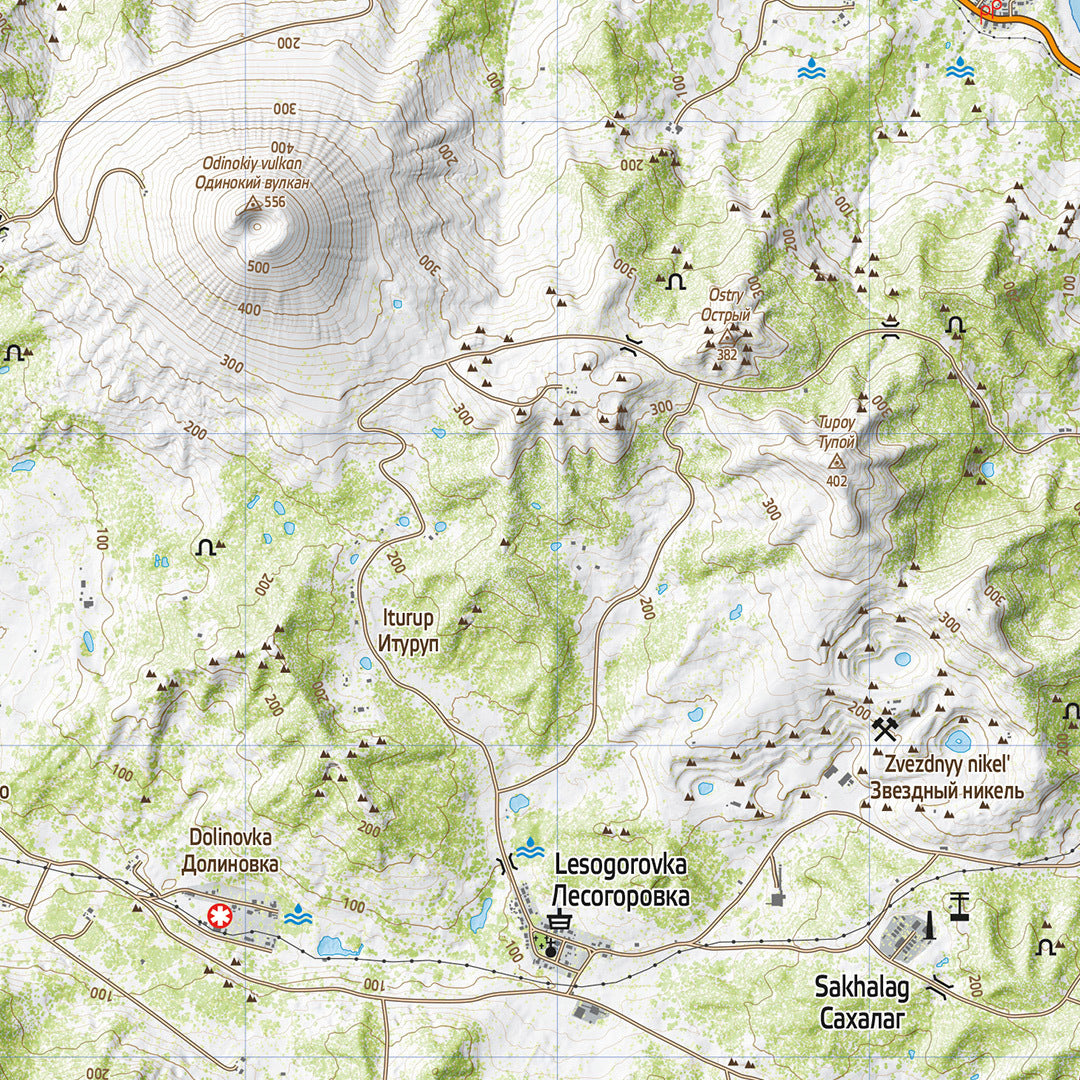 DAYZ FROSTLINE SAKHAL PRINTED MAP