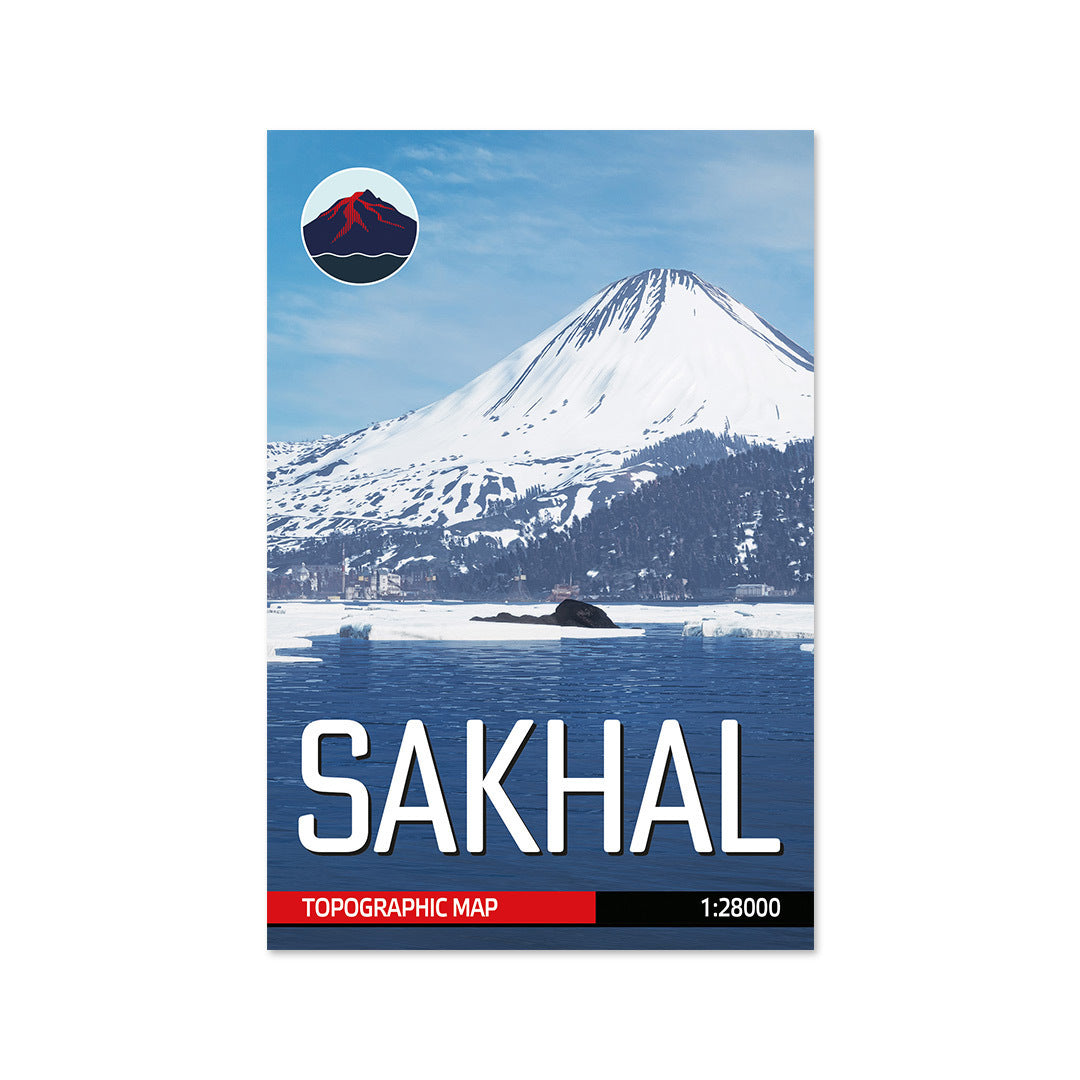 DAYZ FROSTLINE SAKHAL PRINTED MAP