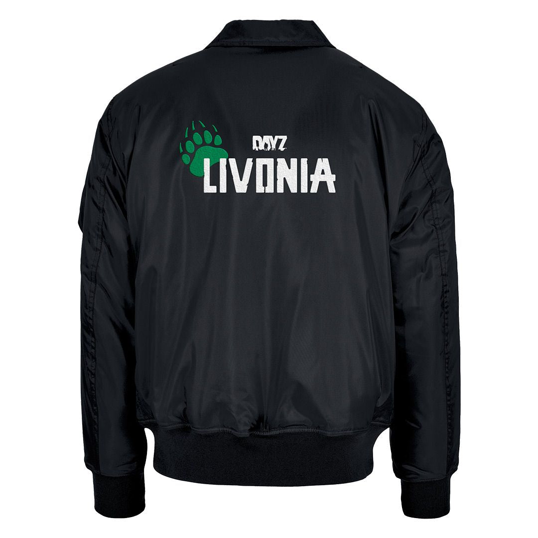 DAYZ LIVONIA BOMBER JACKET BLACK/GREEN