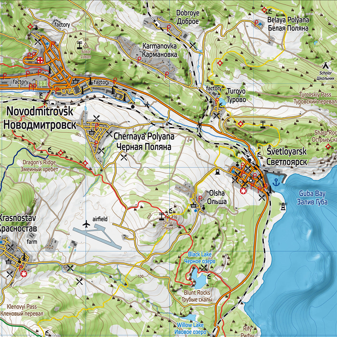 DAYZ CHERNARUS + LIVONIA PRINTED MAPS BUNDLE – BOHEMIA INTERACTIVE